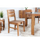 Chaises en bois massif