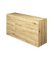Buffet suspendu chêne artisan