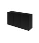 Buffet suspendu noir 160 cm