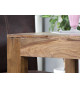 Table à manger bois massif Sesham 120 cm