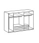 Armoire scandinave avec miroir 225 cm