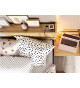 Lit tricolore chambre ado 120x200 cm