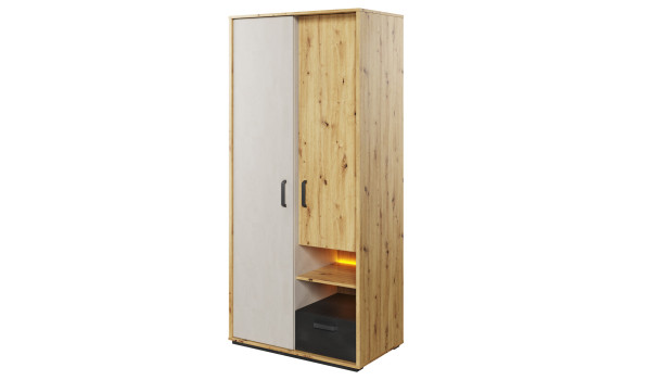 Armoire penderie avec led pour ado