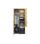 Armoire penderie avec led pour ado