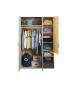 Armoire 130 cm chambre ado avec led