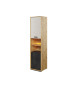 Colonne rangement chambre enfant bois et gris