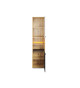 Colonne rangement chambre enfant bois et gris