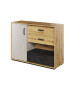 Commode chambre ado bois et gris