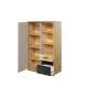 Petite armoire chambre enfant avec led orange
