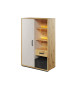 Petite armoire chambre enfant avec led orange