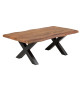 Table basse 110 cm plateau en bois massif