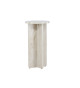 Bout de canapé marbré beige 40 cm