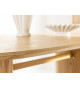 Table à manger ovale imitation bois