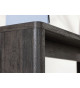 Table console couleur bois moka 120 cm