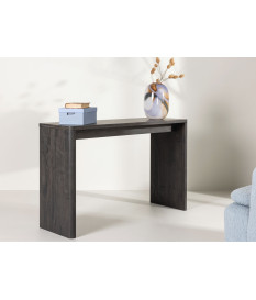 Table console couleur bois moka 120 cm