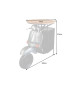Table de bar scooter upcyclé 115 cm
