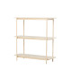 Meuble étagère couleur bois blanchi