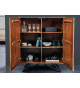 Buffet haut originale placage de pierre et acacia
