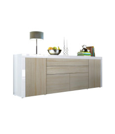 Buffet Laqué 10 Finitions Moderne / 4 portes 2 tiroirs