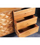 Buffet rétro bois massif 145 cm