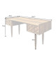 Bureau rétro moderne en acacia