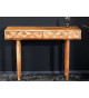 Console rétro moderne en acacia