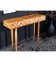 Console rétro moderne en acacia