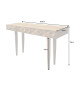 Console rétro moderne en acacia