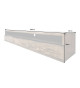 Meuble tv mural en acacia 160 cm