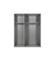 Armoire 3 portes 150 cm chêne artisan