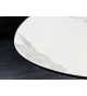 Table basse en céramique blanche 90 cm