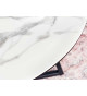 Table basse blanche en céramique 70 cm