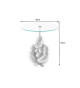 Table d'appoint moderne déco Gorille argenté