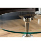 Table d'appoint moderne déco Gorille argenté