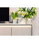 Buffet strié avec led couleur sable 166 cù