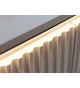Buffet strié avec led couleur sable 166 cù