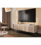 Meuble TV beige sable avec bande led