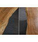 Table à manger massive en bois d'acacia