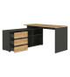 Bureau en bois et gris graphite