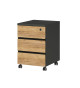 Bureau graphite et chêne navarra