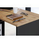 Bureau graphite et chêne navarra