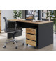 Bureau graphite et chêne navarra