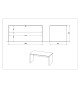 Bureau graphite et chêne navarra