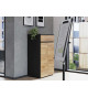 Meuble de bureau 2 portes 1 tiroir