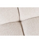Banquette design tissu beige