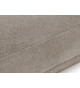 Canapé confort 2 places tissu beige foncé