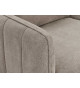 Canapé confort 3 places tissu beige foncé