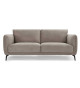 Canapé confort 3 places tissu beige foncé
