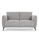 Canapé confort 2 places tissu gris