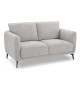 Canapé confort 2 places tissu gris
